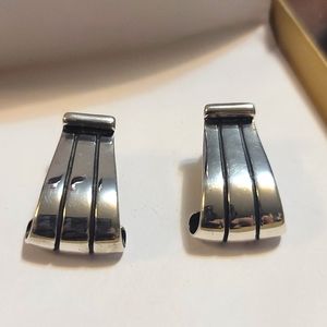 James Avery Sterling Silver Earrings with Omega backs